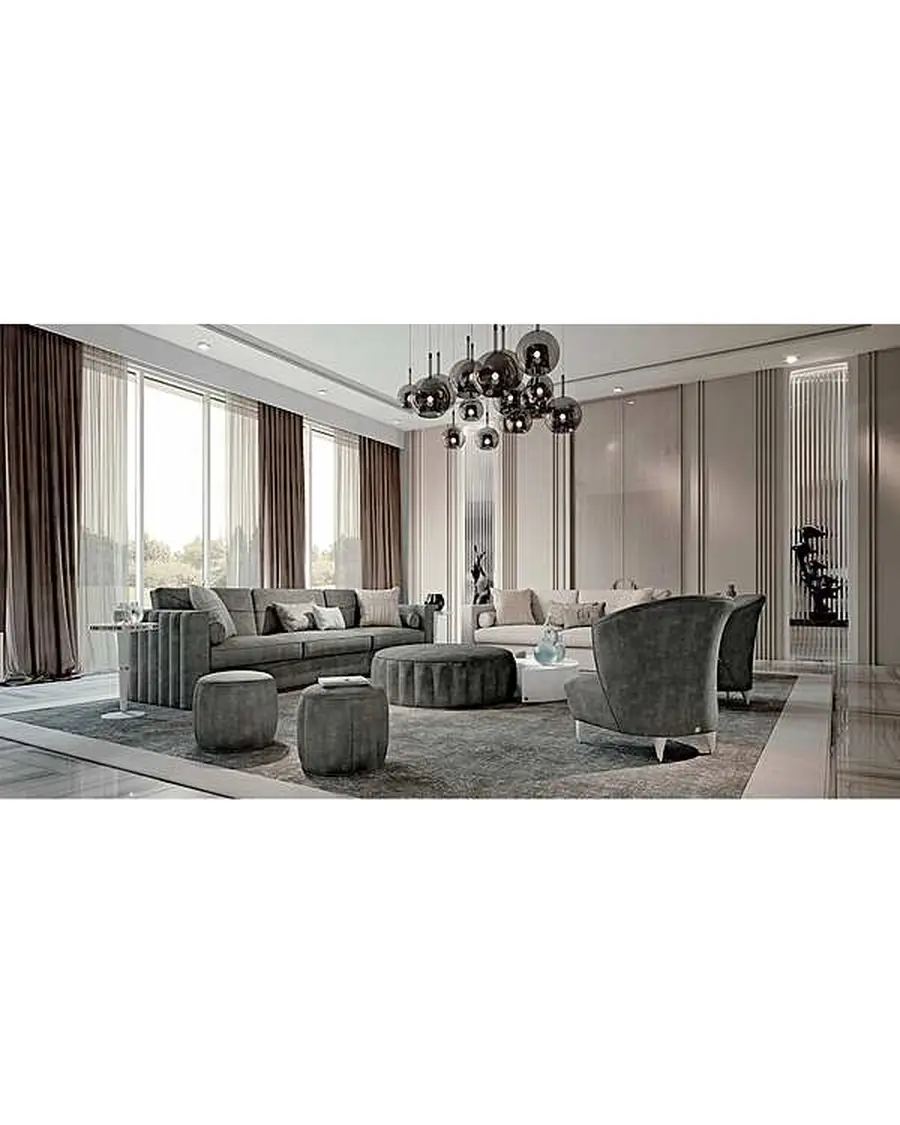 Ellipse large round pouf, Francesco Pasi, supplementary photo, photo 6 of 8