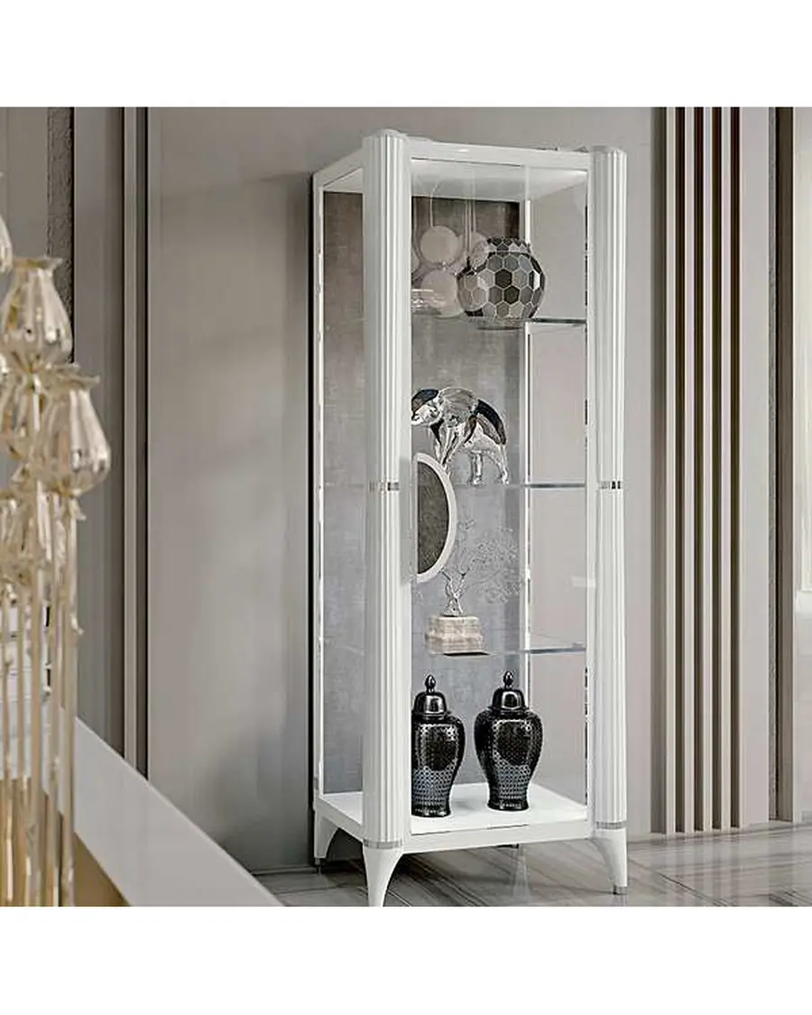 Ellipse one door glass cabinet, Francesco Pasi, supplementary photo, photo 3 of 4