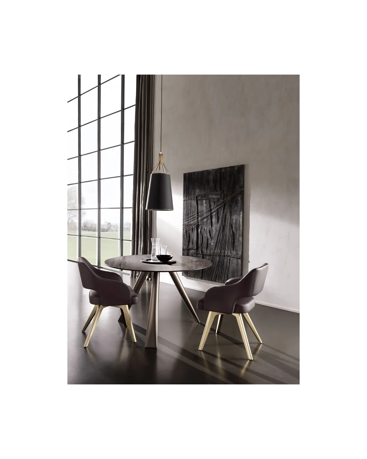 Adria dining chair by Cantori, in an interior setting, photo 2 of 8