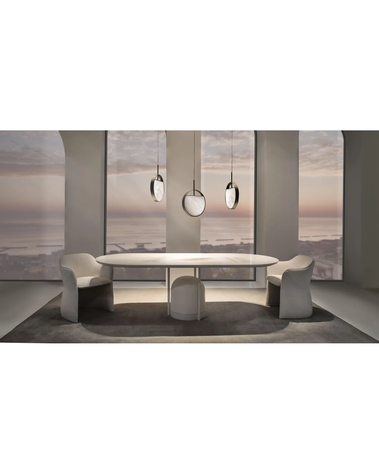 Arcano dining table by Cantori, in an interior setting, photo 7 of 7