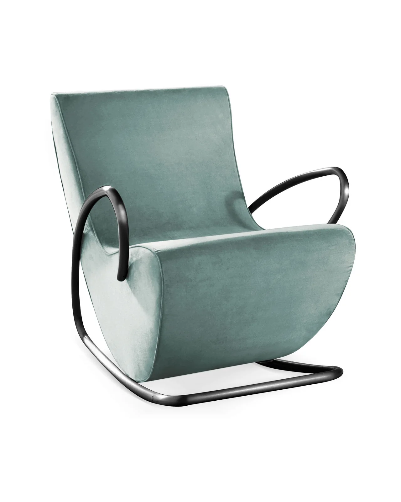 Camilla rocking armchair by Cantori, studio view, photo 1 of 9