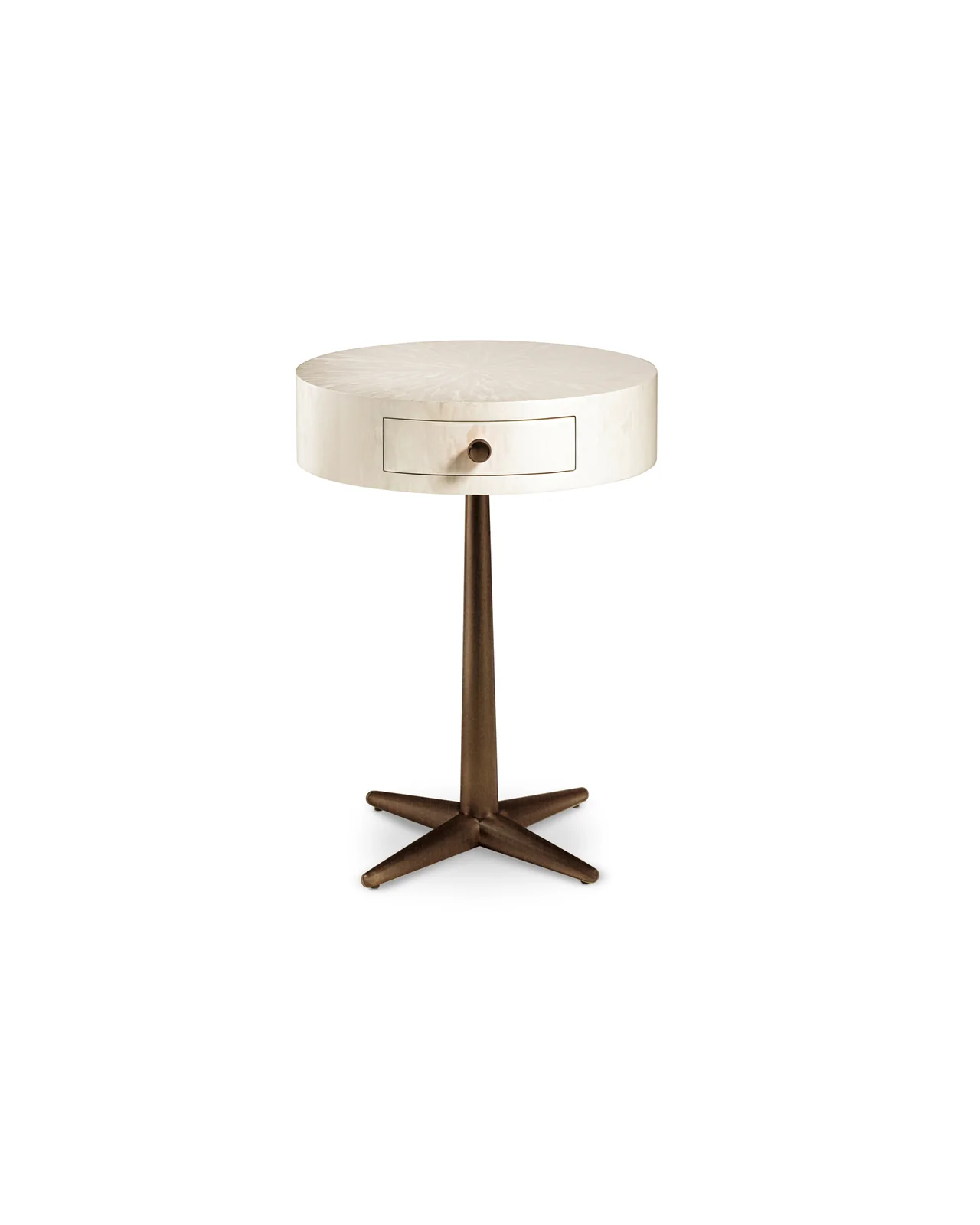 City tamburino side table by Cantori, studio view, photo 1 of 4