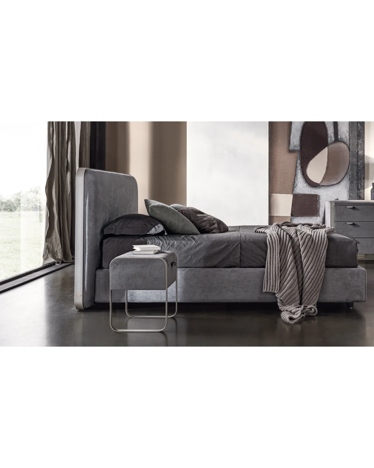 Elvis bedside table by Cantori, in an interior setting, photo 3 of 3
