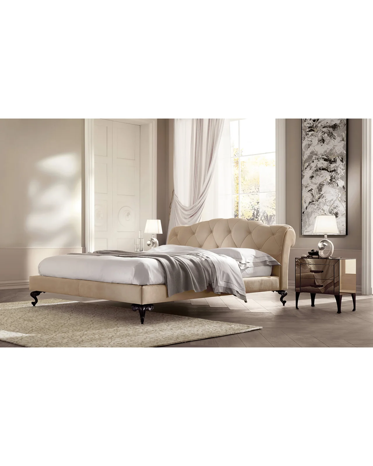 George bed by Cantori, in an interior setting, photo 3 of 3, Nobili Design catalog