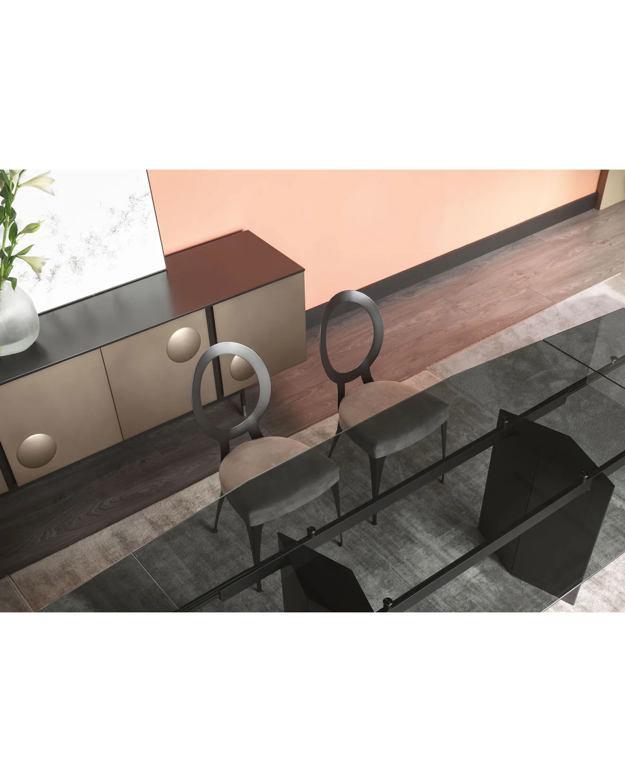 Miss Uncovered Backrest dining chair by Cantori, in an interior setting, photo 4 of 12