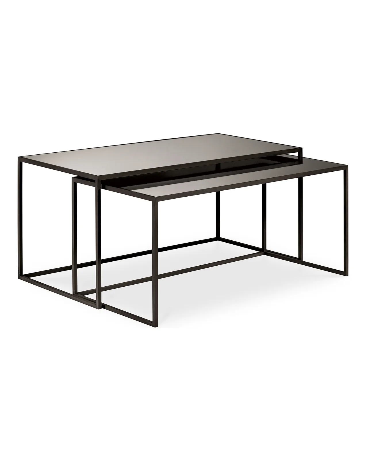 Narciso rectangular coffee tables by Cantori, studio view, photo 1 of 3