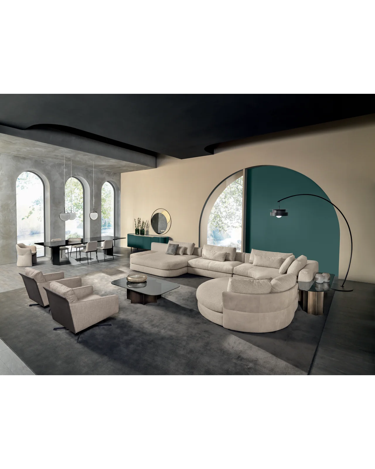 Oasi modular sofa by Cantori, in an interior setting, photo 10 of 12