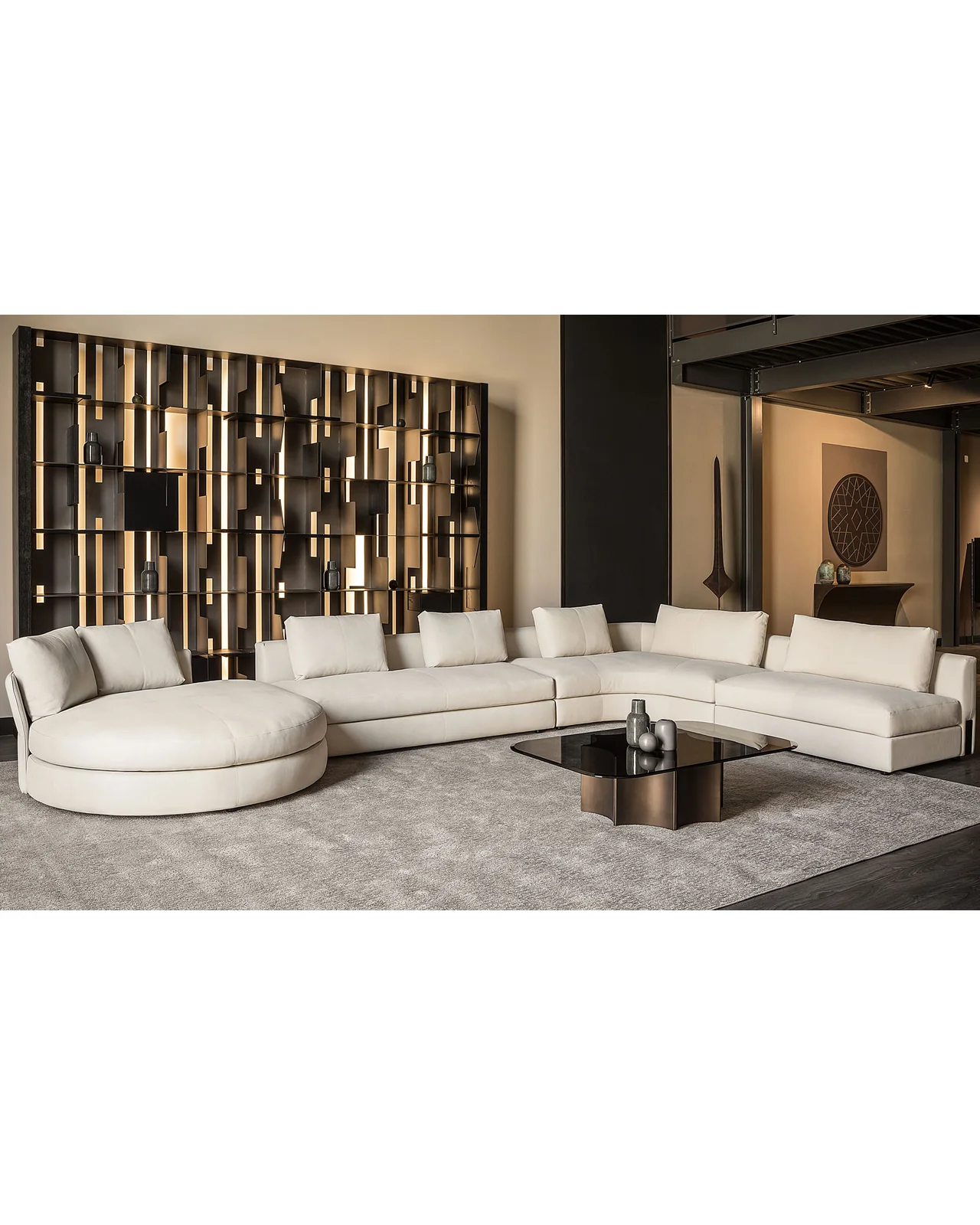 Oasi modular sofa by Cantori, in an interior setting, photo 8 of 12