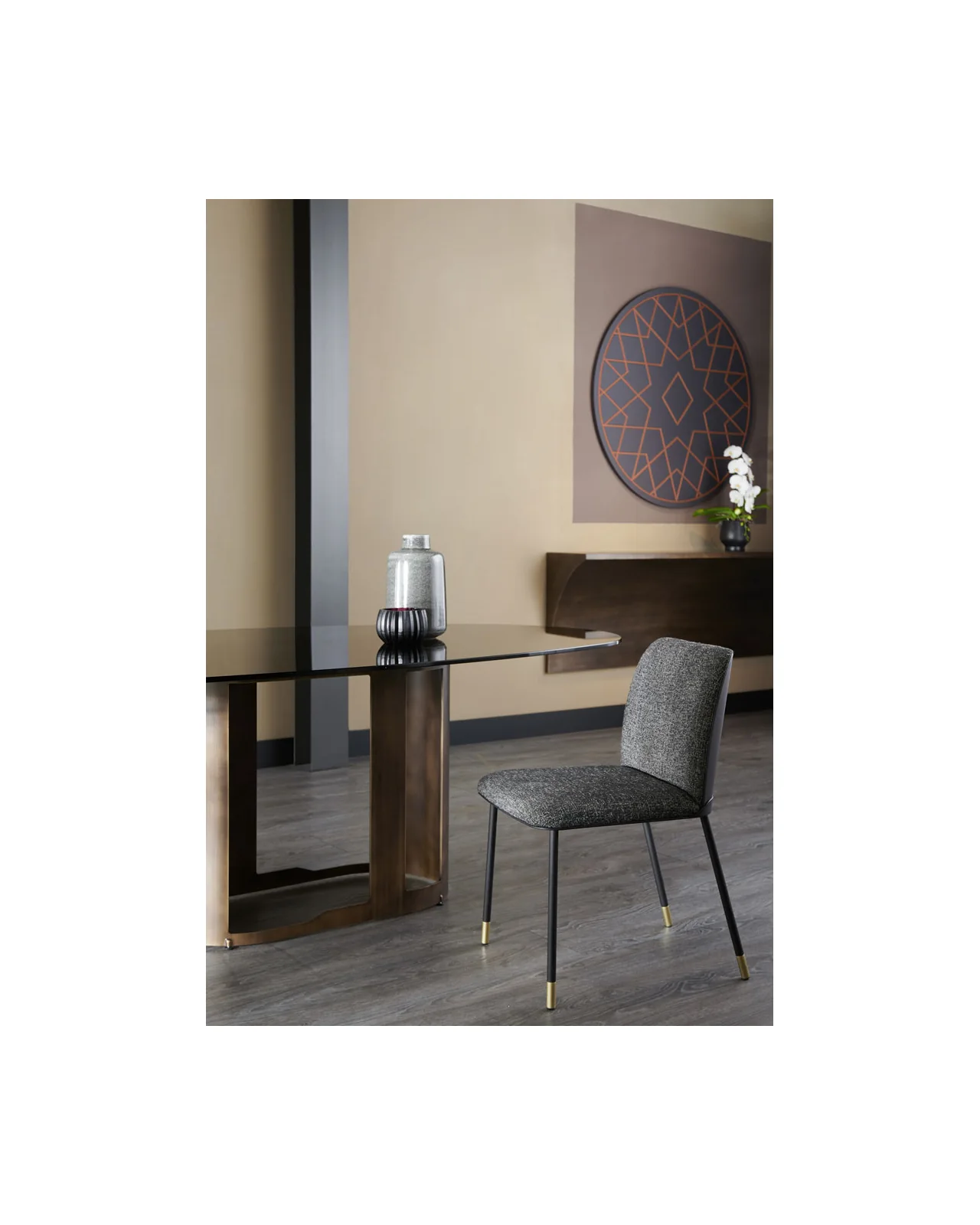 Oasi dining table by Cantori, in an interior setting, photo 2 of 2