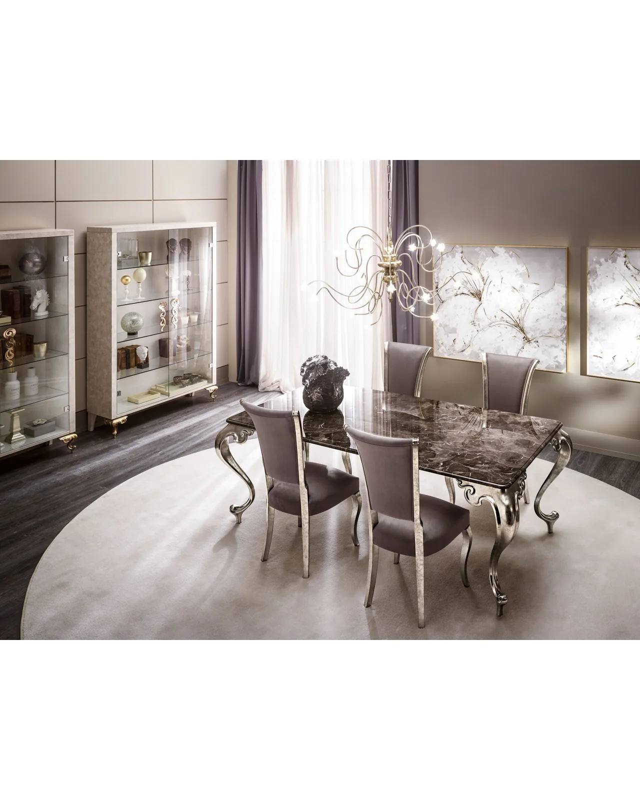 Raffaello dining chair by Cantori, in an interior setting, photo 3 of 4