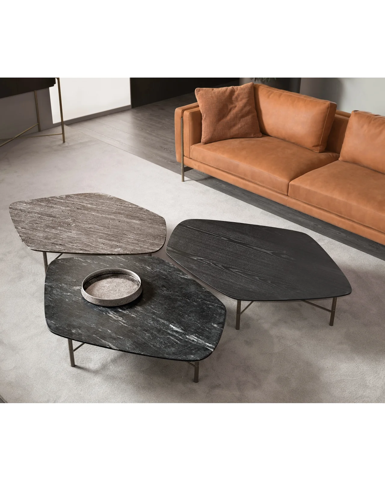 Shanghai coffee table by Cantori, in an interior setting, photo 5 of 7