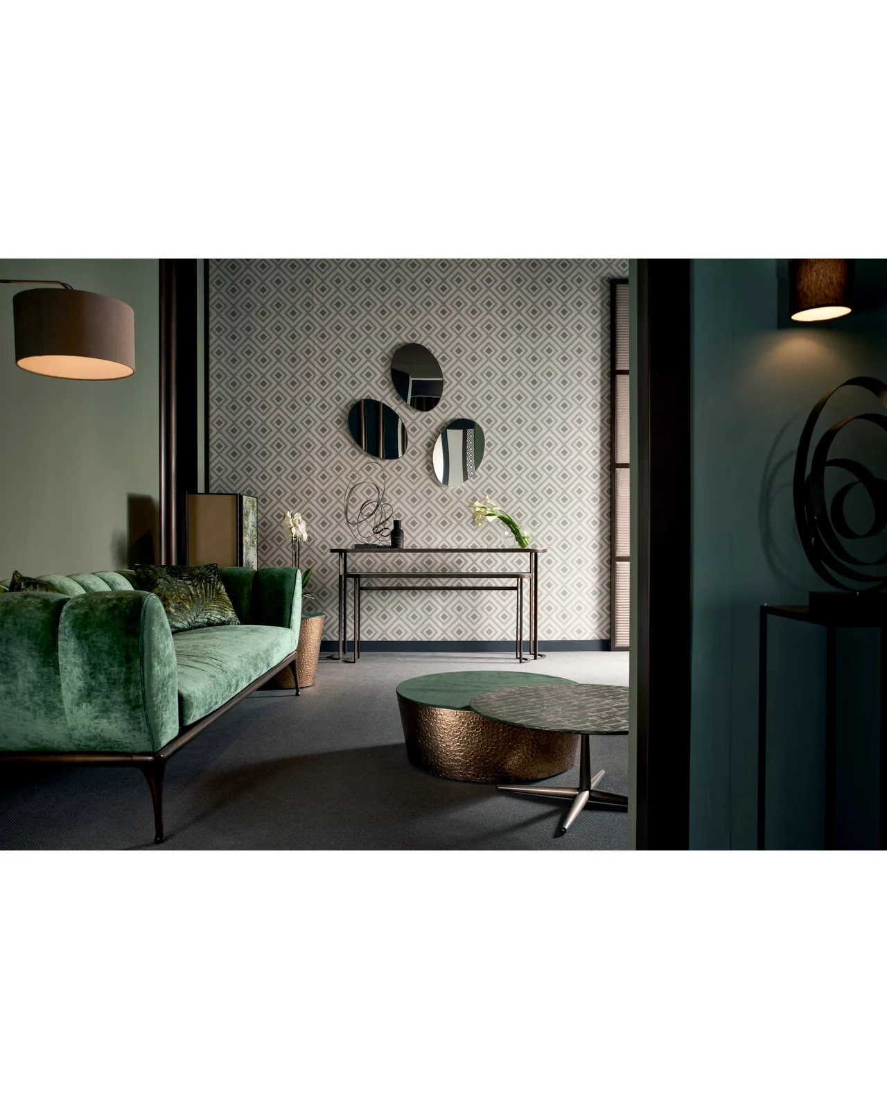 Venezia console table by Cantori, in an interior setting, photo 6 of 6