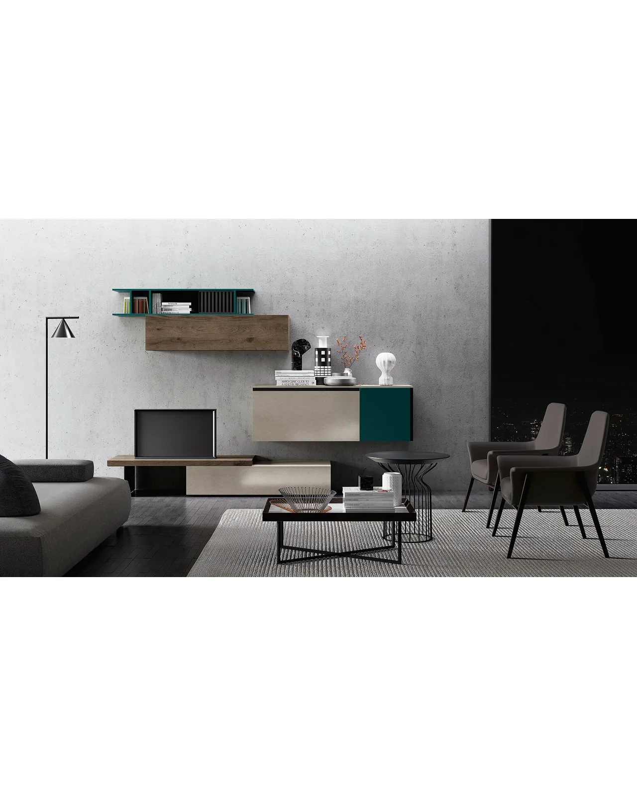 Bomber coffee table by Dall'Agnese, in an interior setting, photo 2 of 4