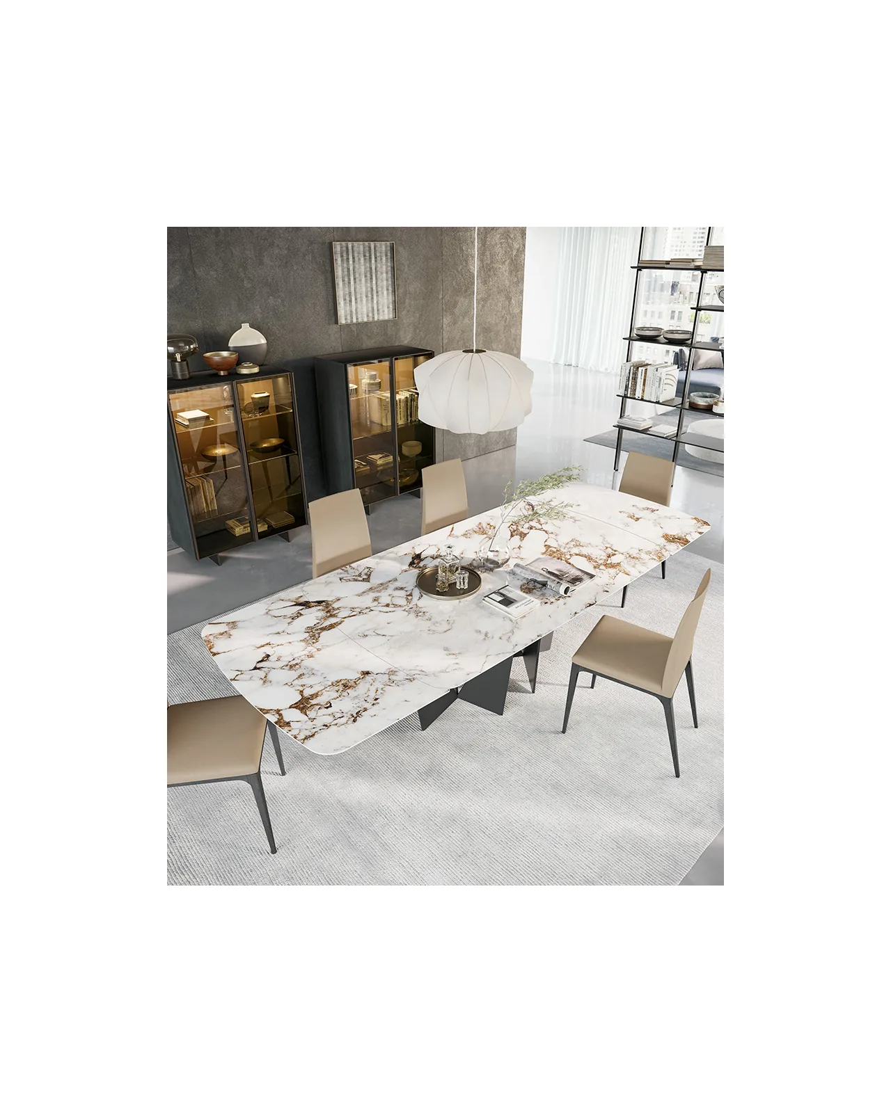 Eiffel dining table by Dall'Agnese, in an interior setting, photo 4 of 7