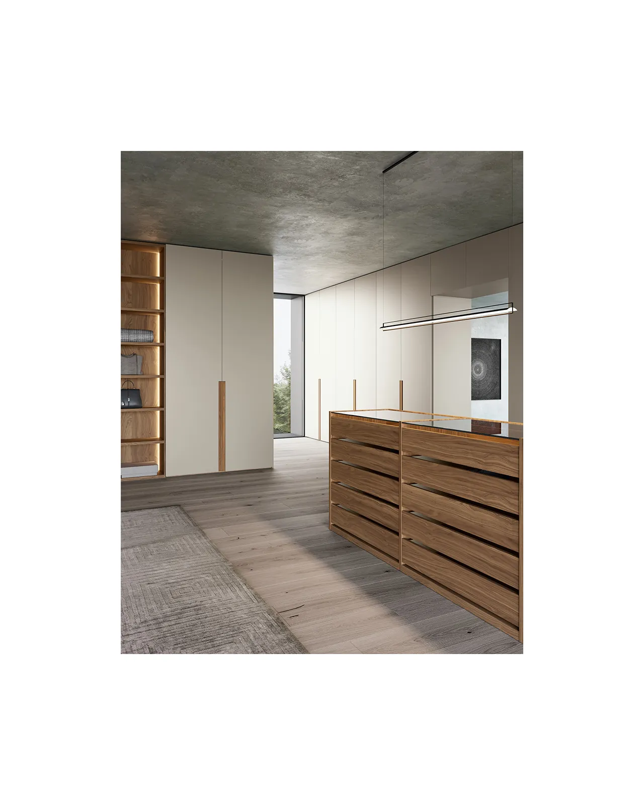 Green wardrobe by Dall'Agnese, in an interior setting, photo 4 of 4