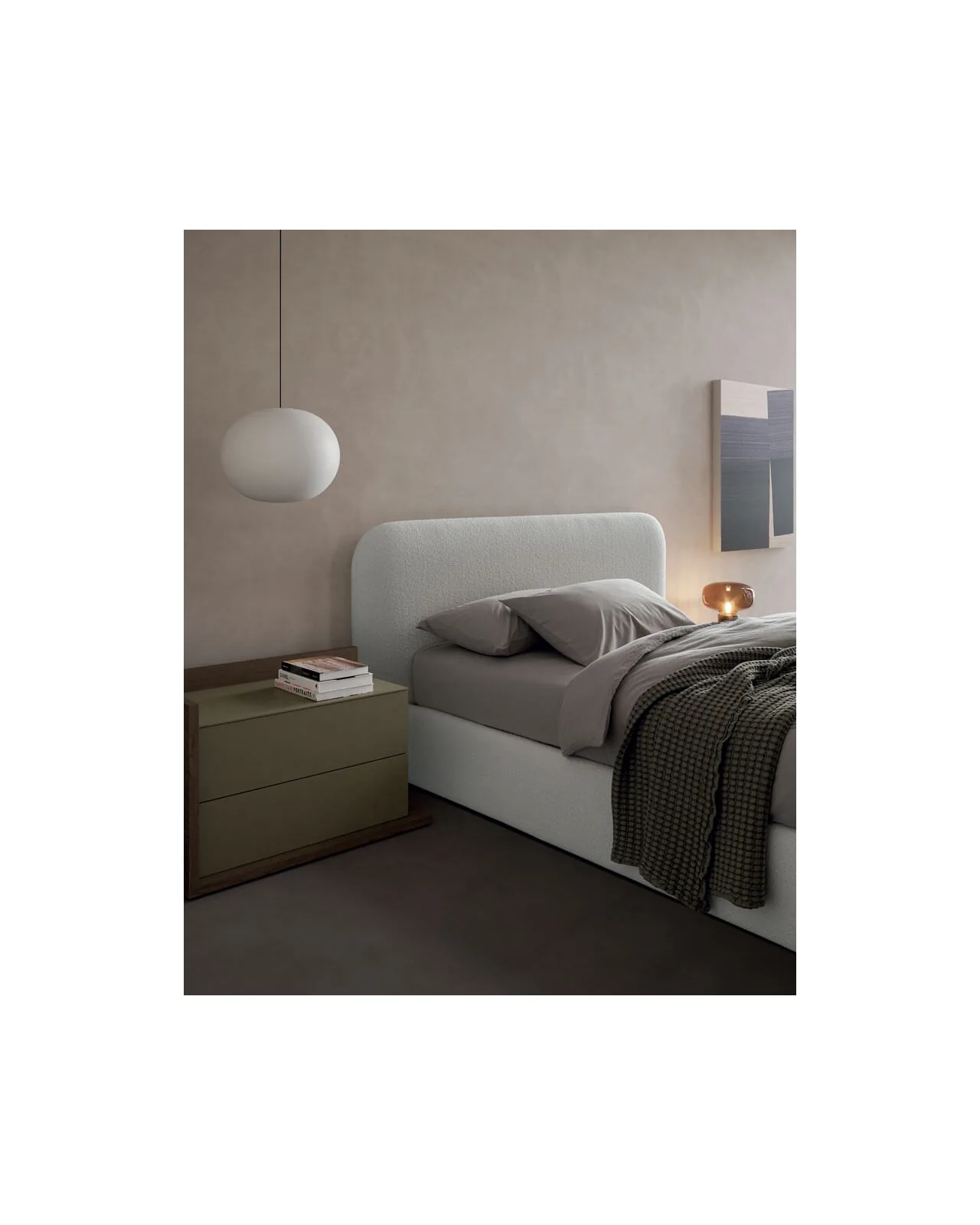 Hari bed by Dall'Agnese, in an interior setting, photo 4 of 7, Nobili Design catalog