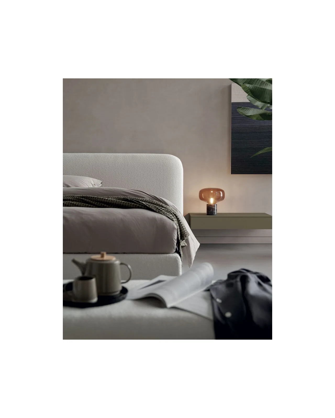 Hari bed by Dall'Agnese, in an interior setting, photo 7 of 7, Nobili Design catalog