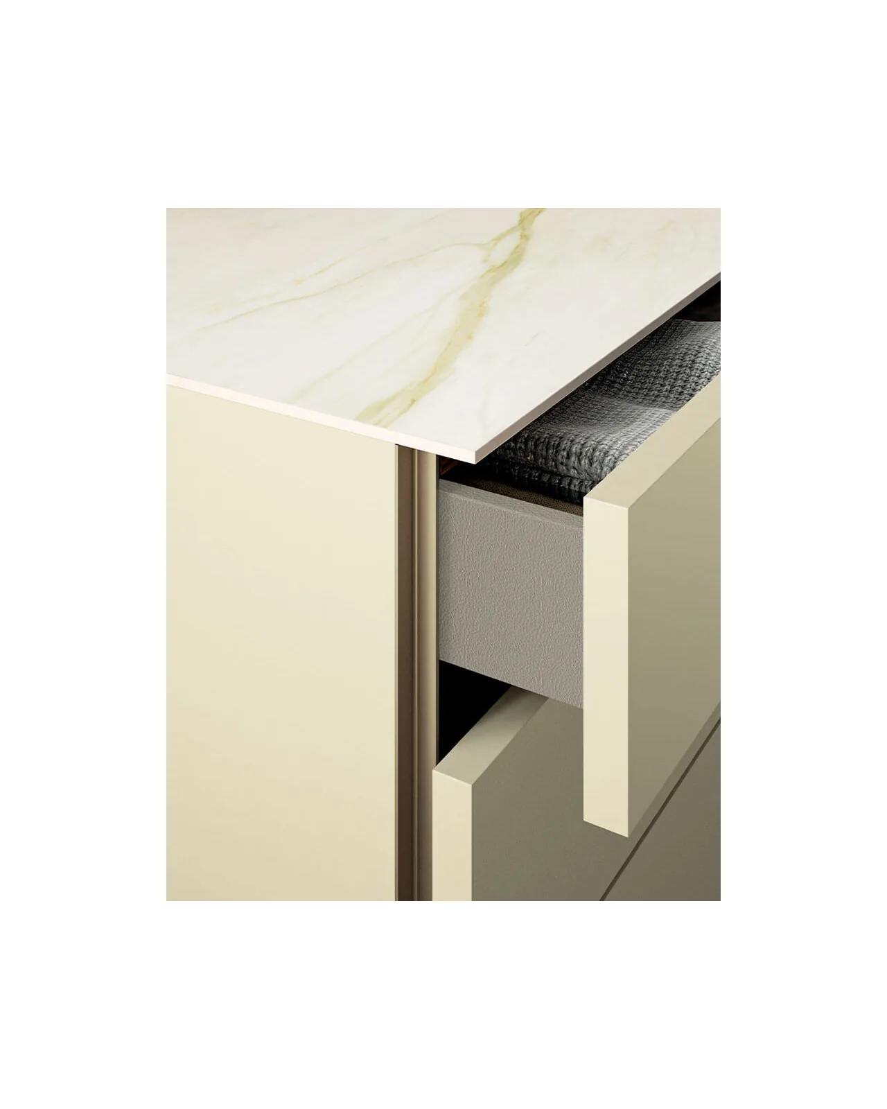 Lama nightstand by Dall'Agnese, detail view, photo 4 of 4, Nobili Design catalog