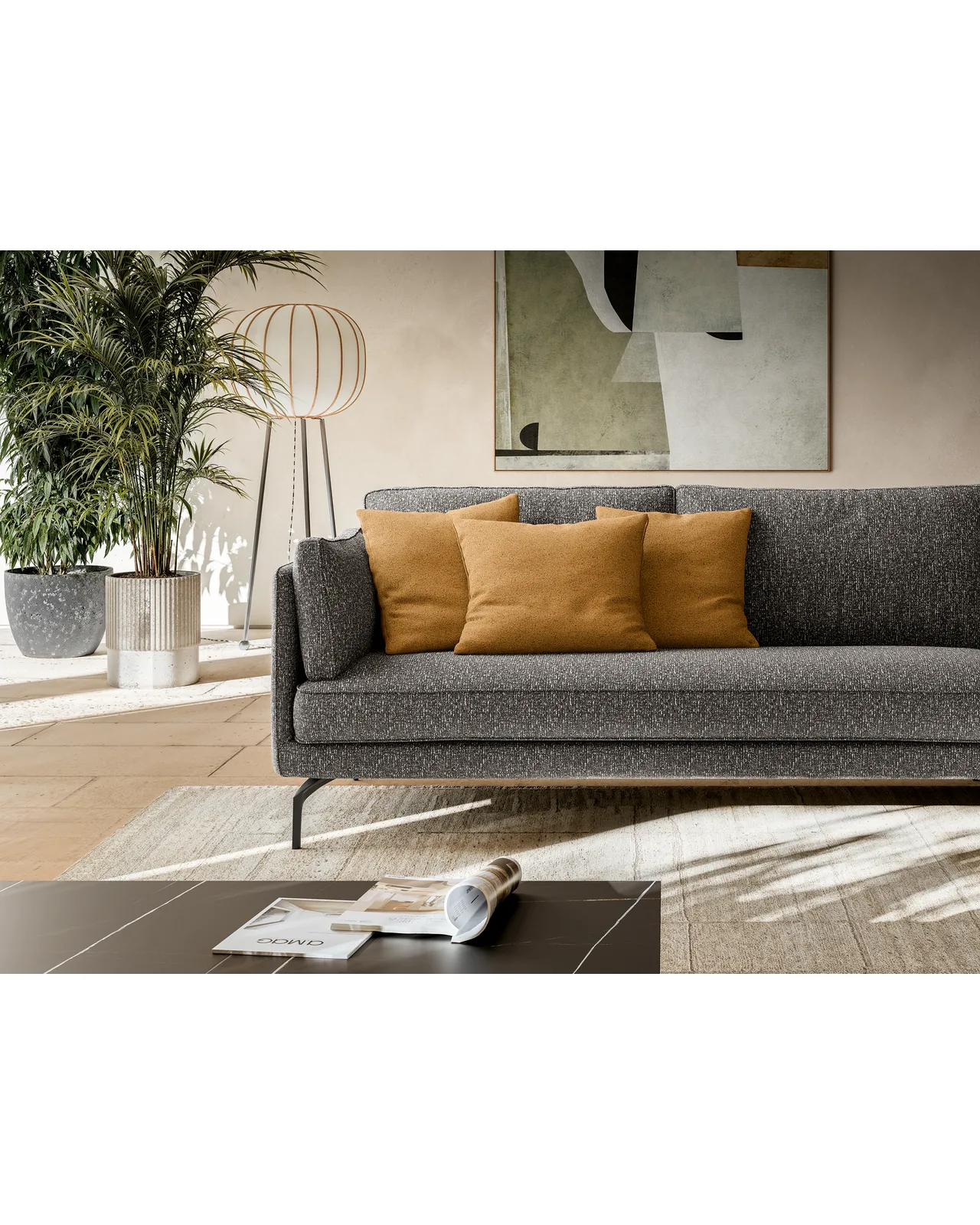 Milton sofa by Dall'Agnese, in an interior setting, photo 4 of 5, Nobili Design catalog
