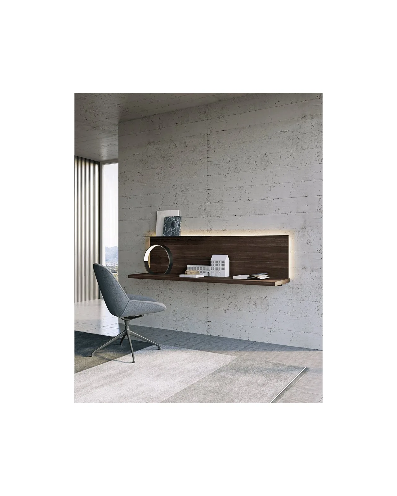 Modula desk by Dall'Agnese, in an interior setting, photo 8 of 10, Nobili Design catalog