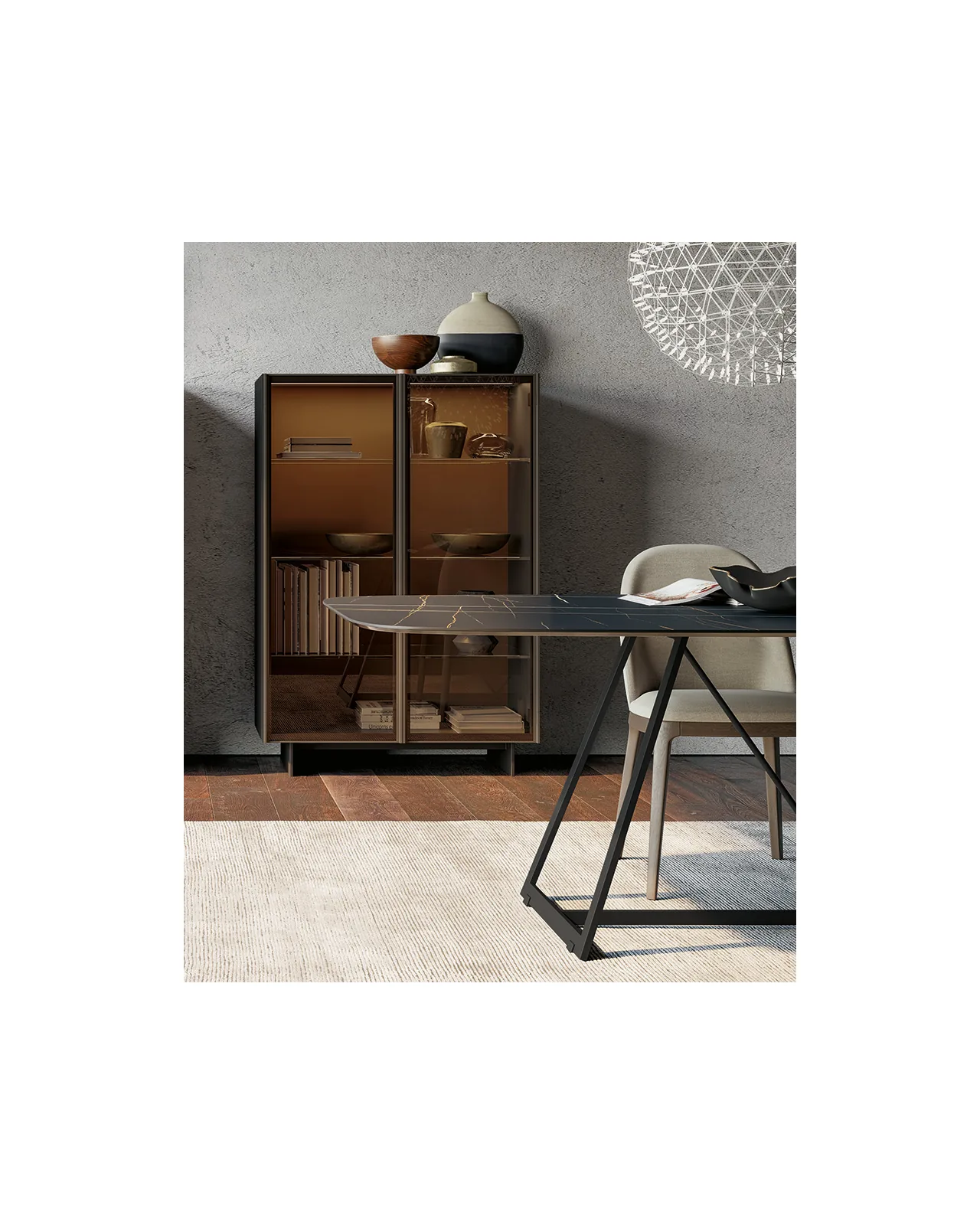 Radar dining table by Dall'Agnese, in an interior setting, photo 3 of 7