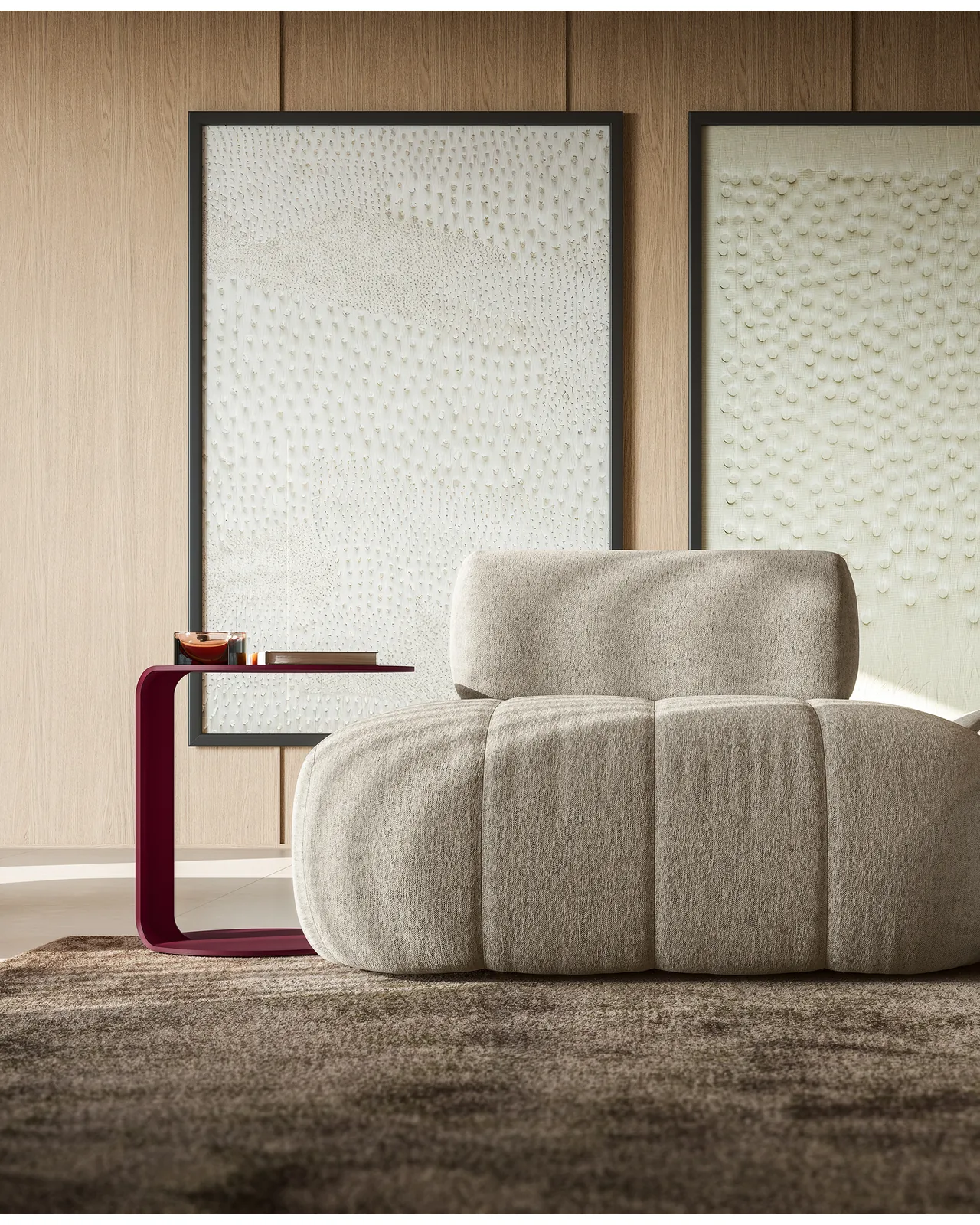 Raggio sofa by Dall'Agnese, in an interior setting, photo 4 of 4, Nobili Design catalog