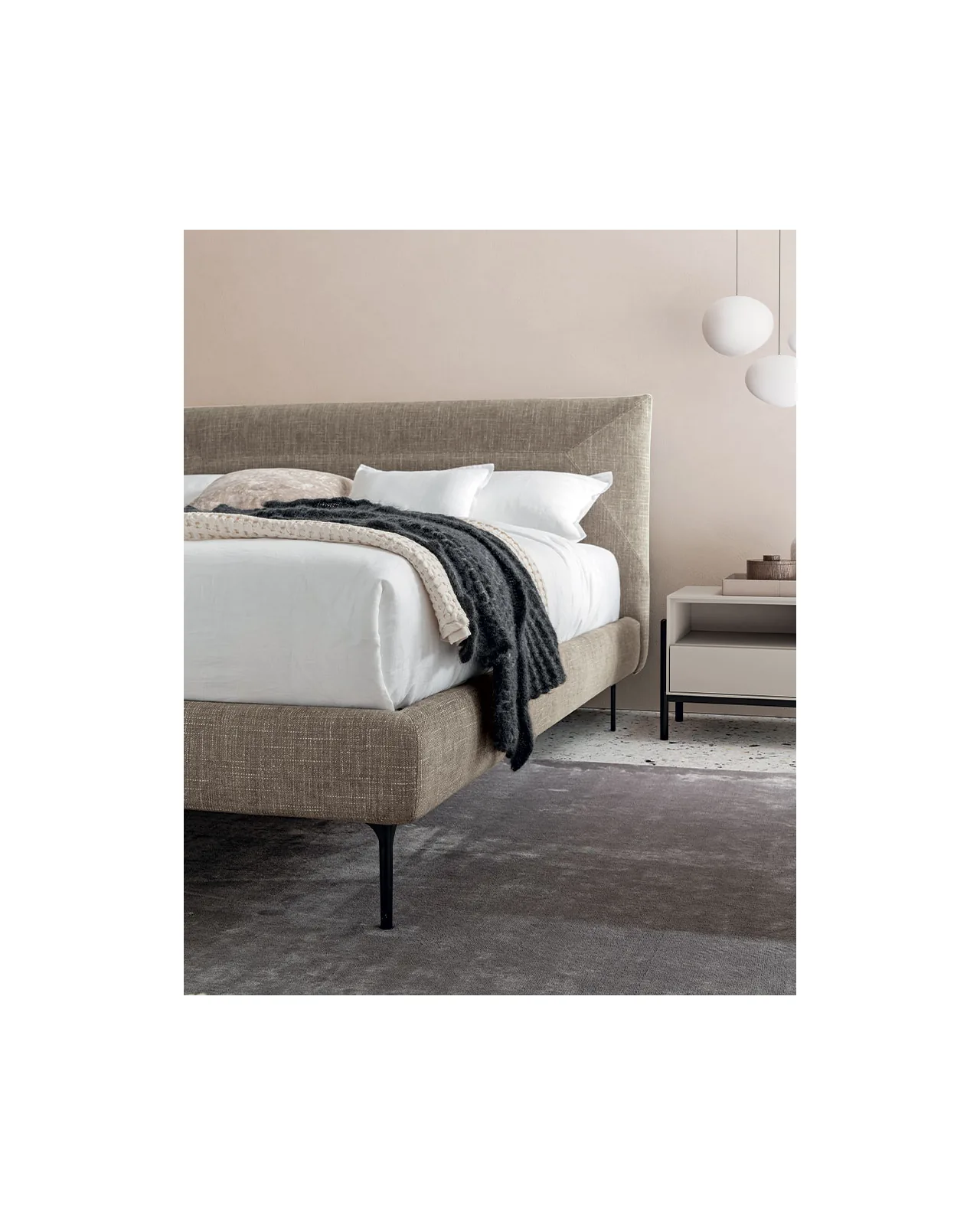 Sentempa bed by Dall'Agnese, in an interior setting, photo 5 of 5, Nobili Design catalog