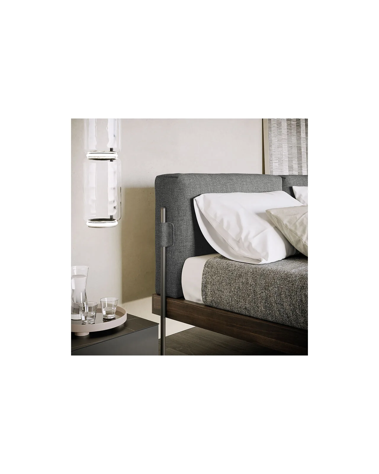 Supernova bed by Dall'Agnese, in an interior setting, photo 5 of 6, Nobili Design catalog