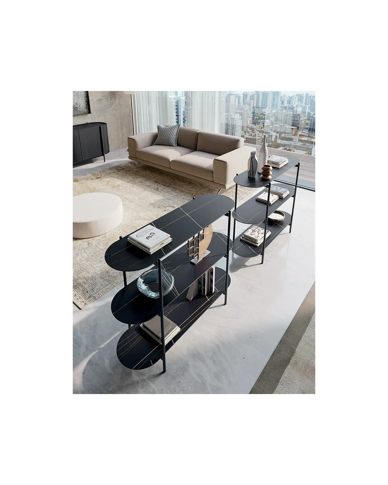 Supernova bookcase by Dall'Agnese, in an interior setting, photo 4 of 5