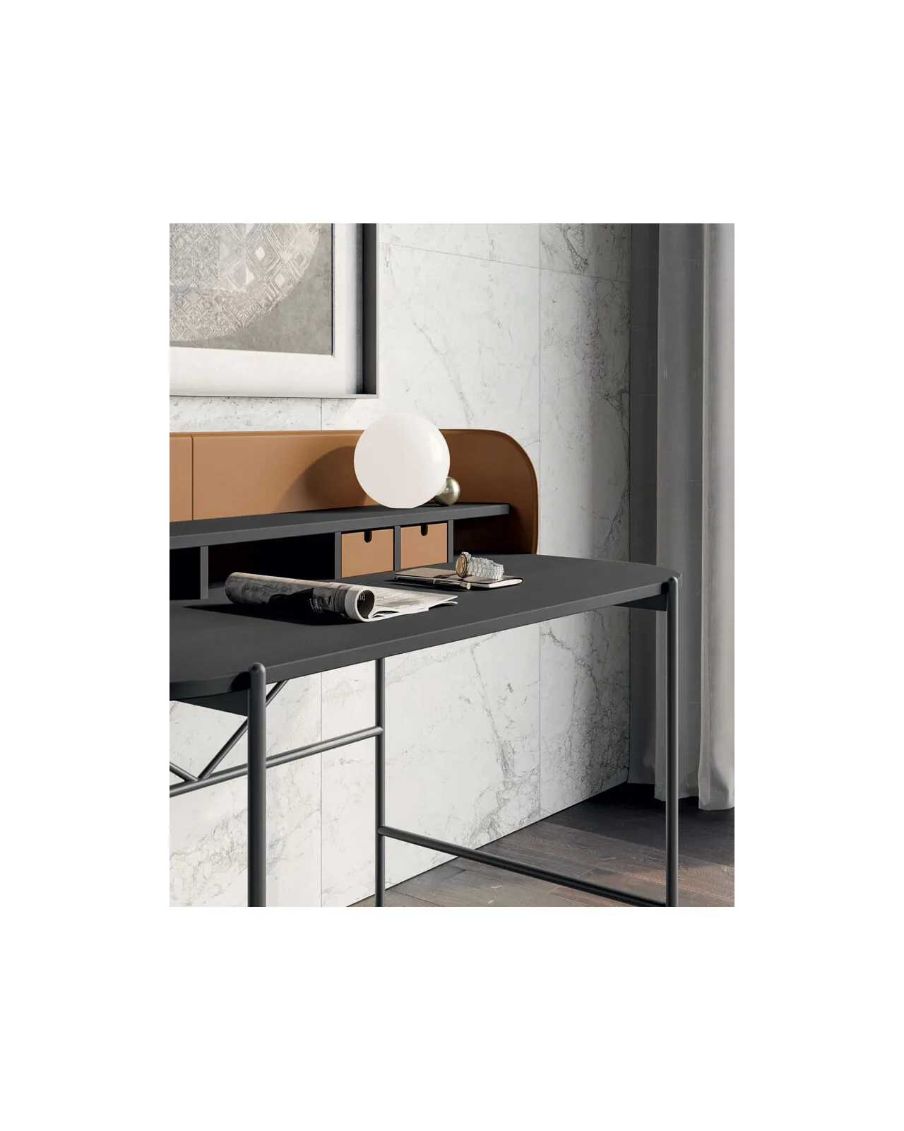 Supernova desk by Dall'Agnese, in an interior setting, photo 5 of 5, Nobili Design catalog