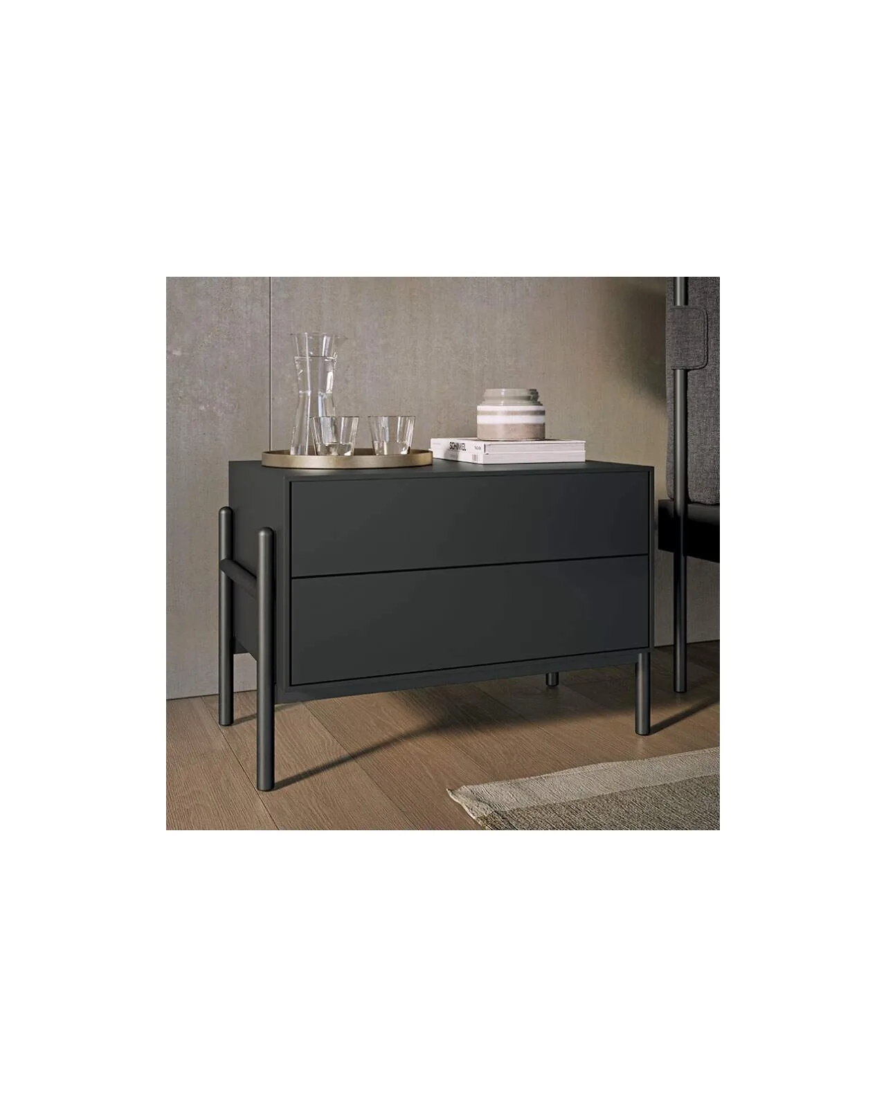 Supernova nightstand by Dall'Agnese, in an interior setting, photo 3 of 4