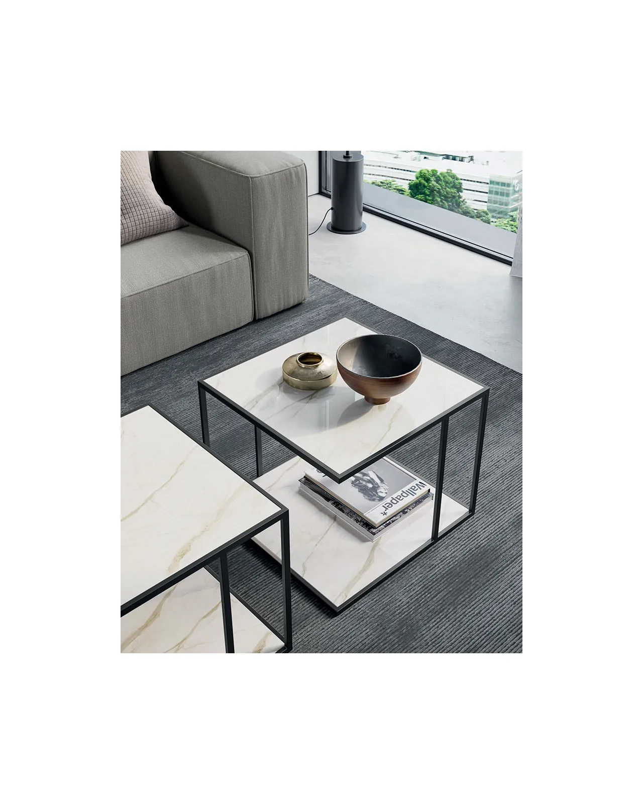 Track coffee table by Dall'Agnese, in an interior setting, photo 2 of 3