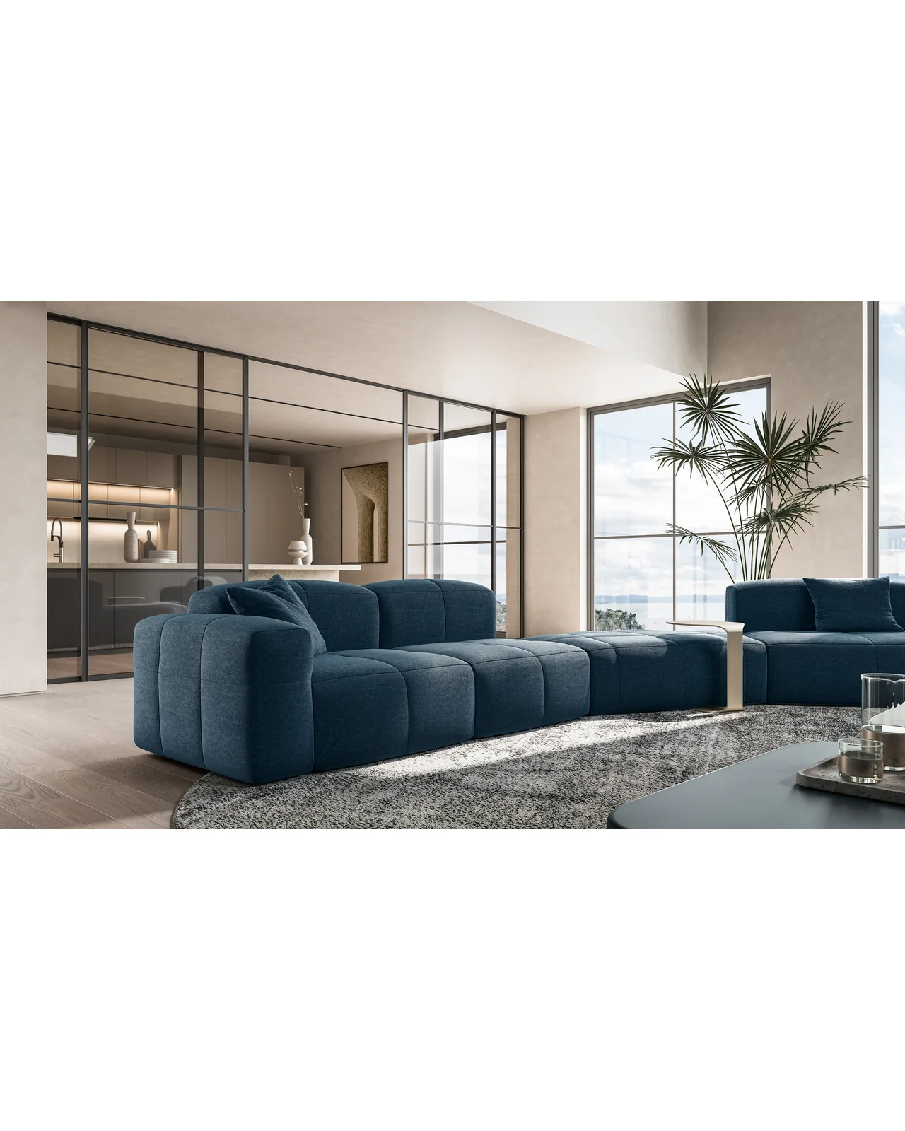 Trama sofa by Dall'Agnese, in an interior setting, photo 1 of 4, Nobili Design catalog