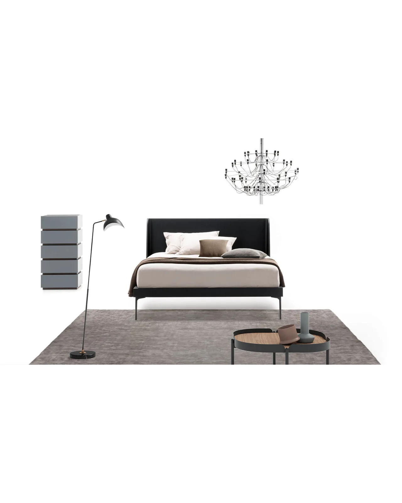 Volume bed by Dall'Agnese, in an interior setting, photo 5 of 5, Nobili Design catalog