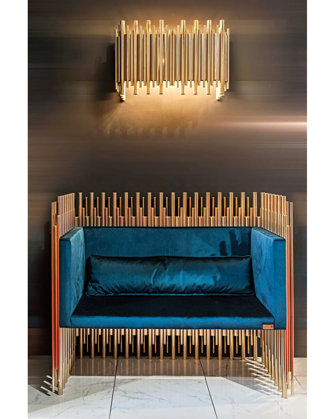 Inachis Sofa by Epoque, Exence collection, Italian sofa in a modern living room, photo 1 of 3