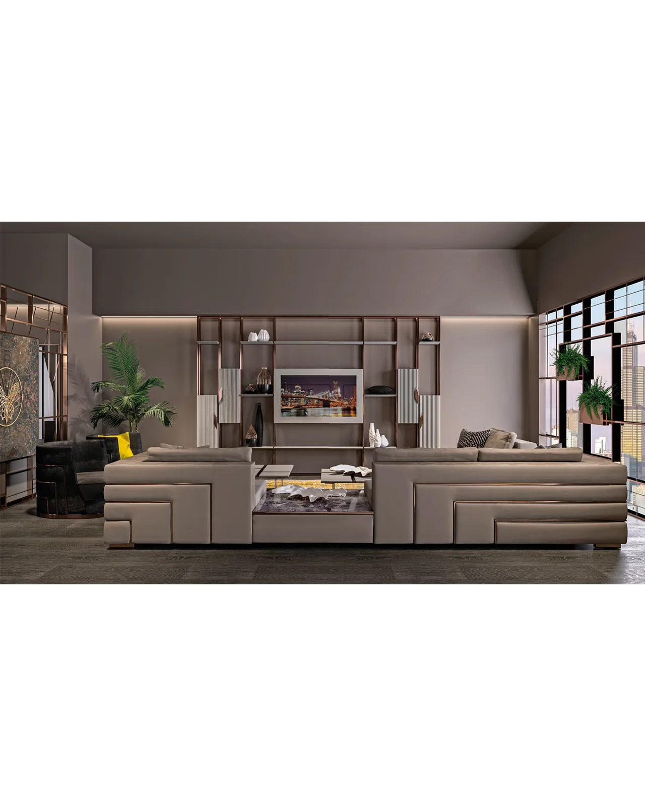 Mochi Sofa by Epoque, Exence collection, Italian sofa in a modern living room, photo 1 of 4