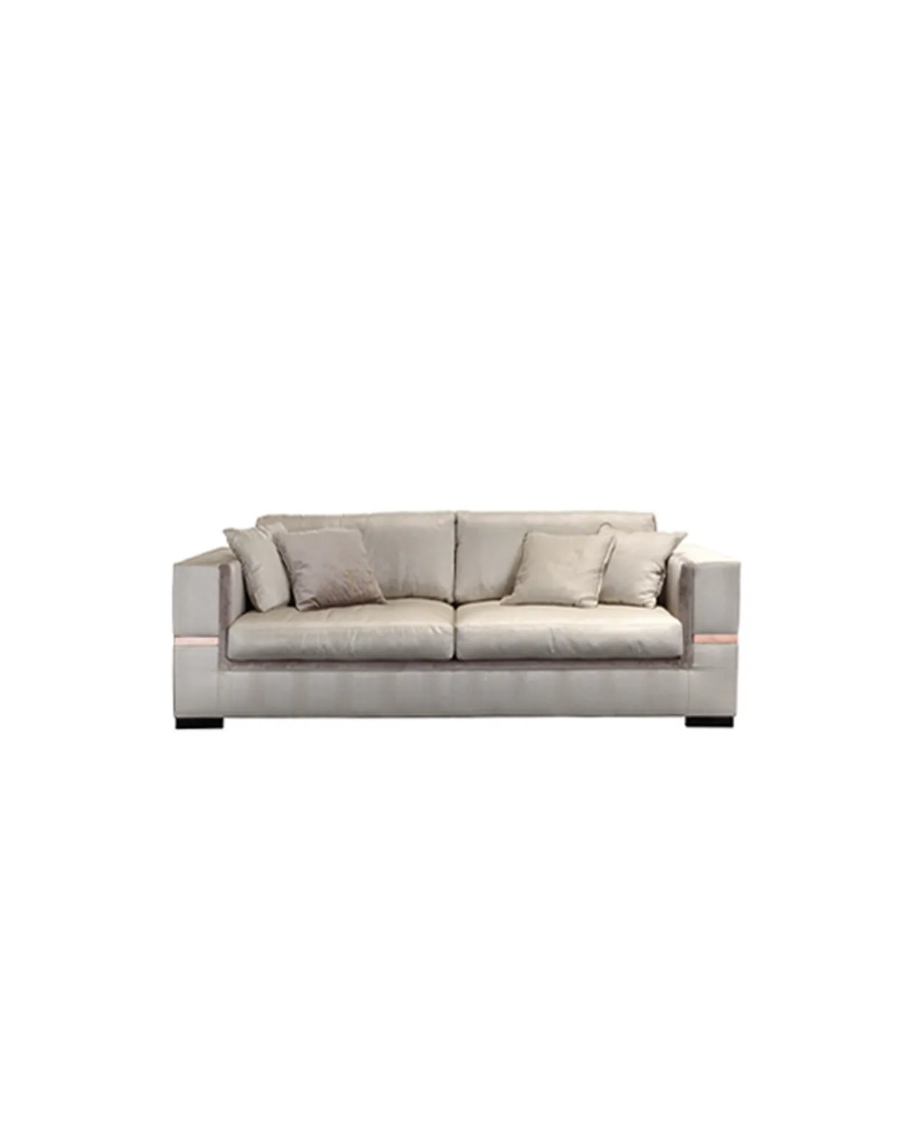 Talco Sofa by Epoque, Exence collection, sofa in fabric or leather, studio view, photo 4 of 5