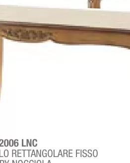 Gran Guardia Fixed Rectangular Table by Francesco Pasi, hand-carved cherry furniture for the dining room