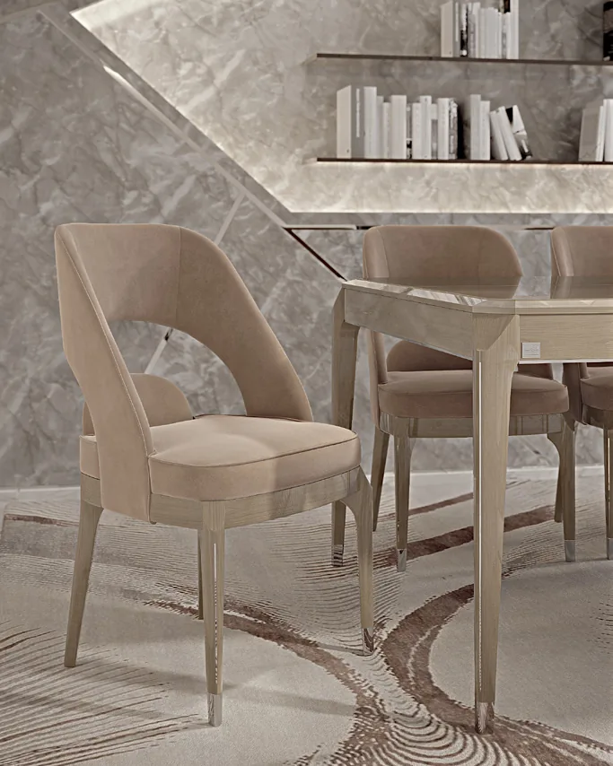 Icon Dining Chair by Francesco Pasi, luxury dining furniture, Italian furniture manufacturer