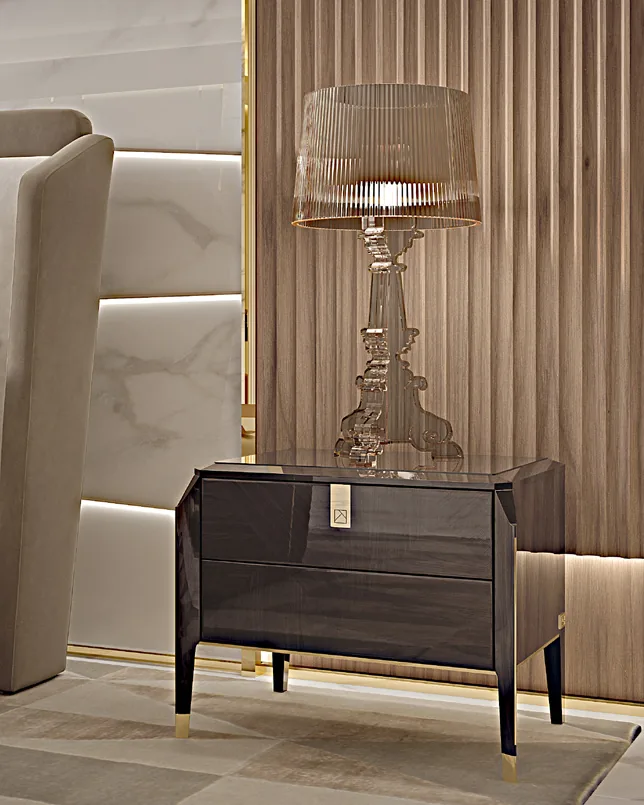 Icon Night Stand by Francesco Pasi, Italian furniture manufacturer for the bedroom
