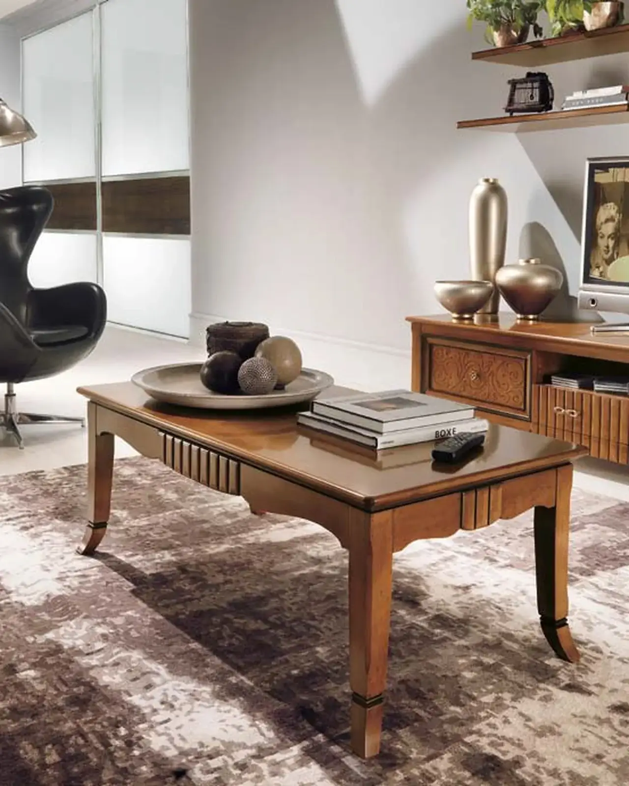 New Deco Rectangular Coffee Table – Francesco Pasi New Decò, additional living room view 2