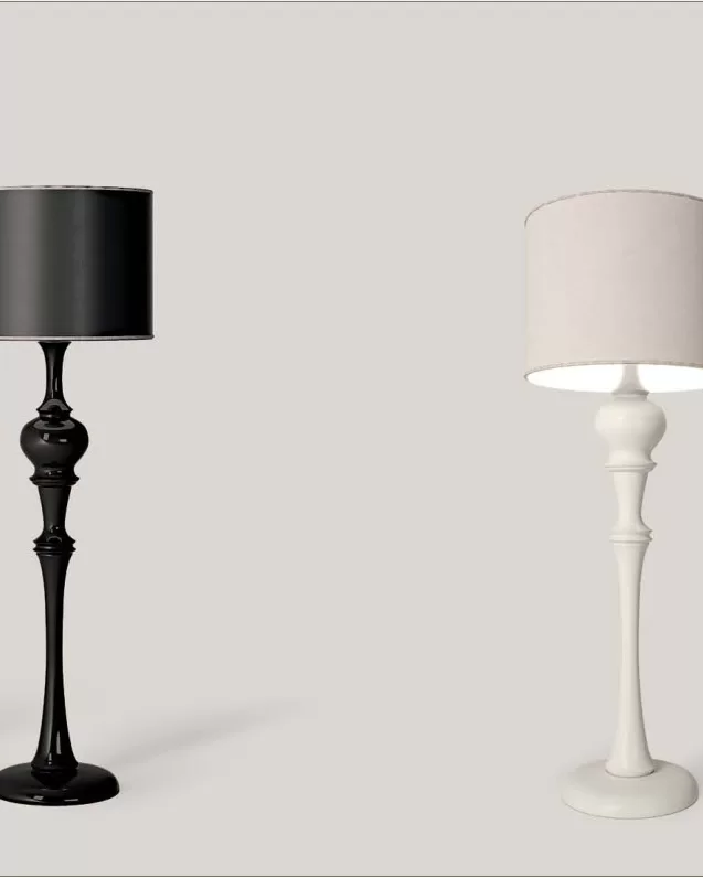 Opera Floor Lamp, 185 cm by Francesco Pasi, Veneto carved furniture for the living room