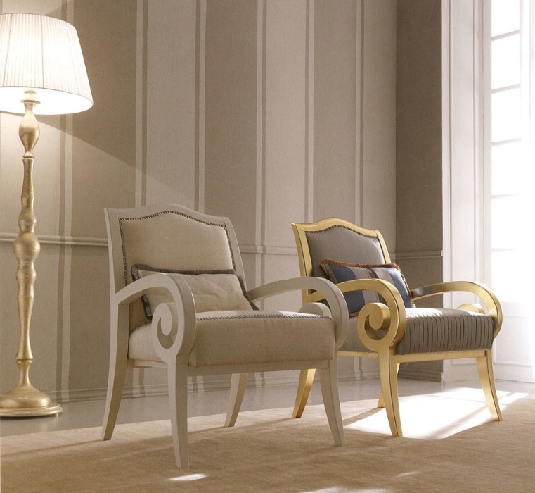 Classic living room armchairs Meteora 16