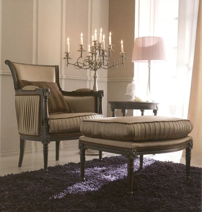 Classic living room armchairs Meteora 6