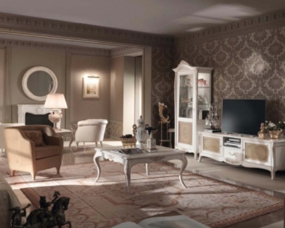 Classic living room furniture made of wood Gran Guardia 5