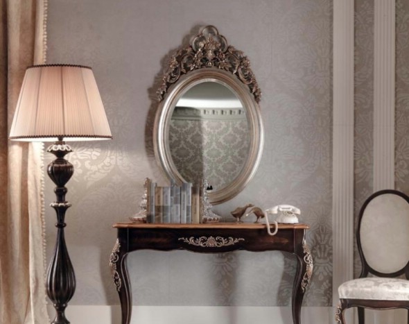 Classic living room furniture made of wood Gran Guardia 9