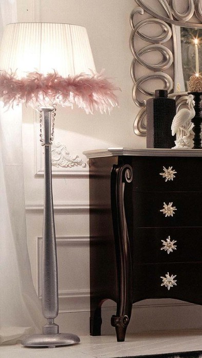 Mobili classici di lusso per camera da letto Charlotte Silver 6