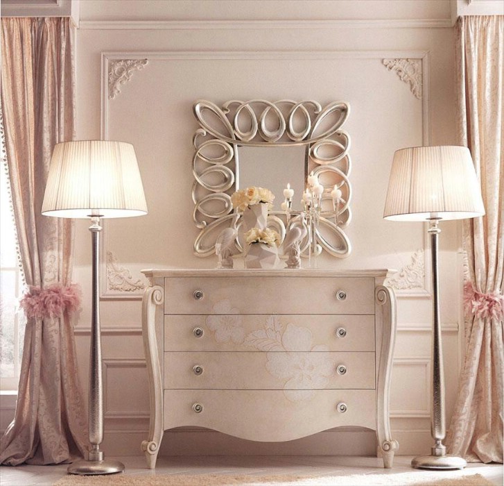 Classic luxury white bedroom furniture Charlotte 4