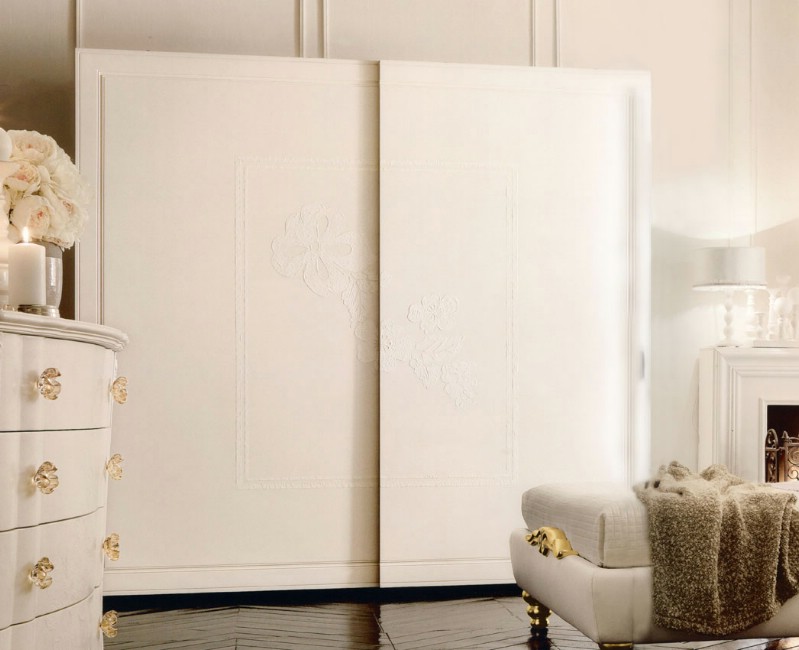 Mobili classici di lusso per camera da letto Amelie White 10