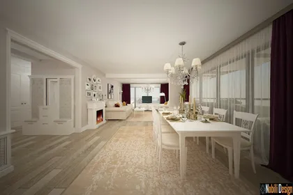 Interior classic house project in Monaco
